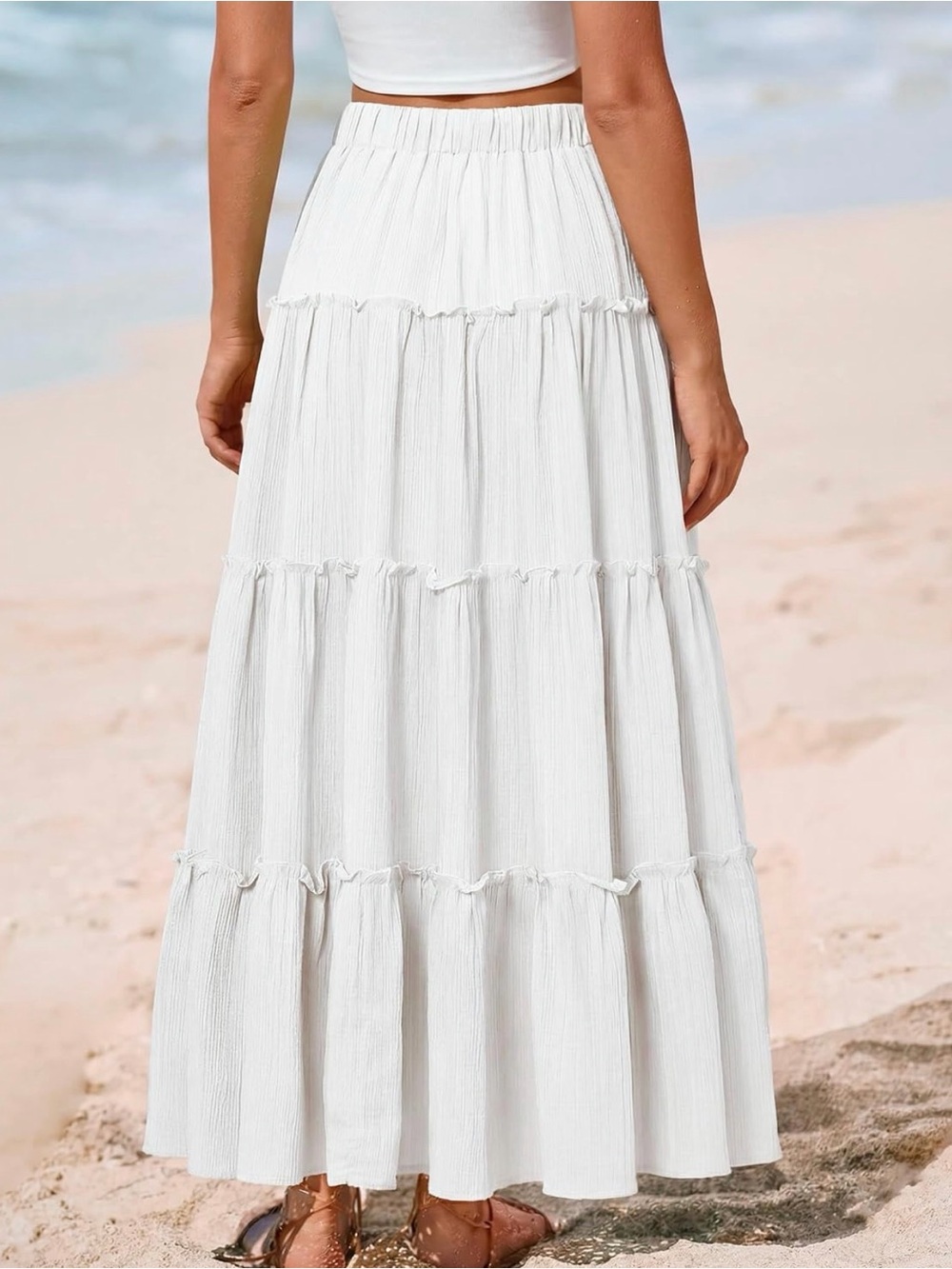 Flowy Ruffle Skirt - Picture 3 of 5